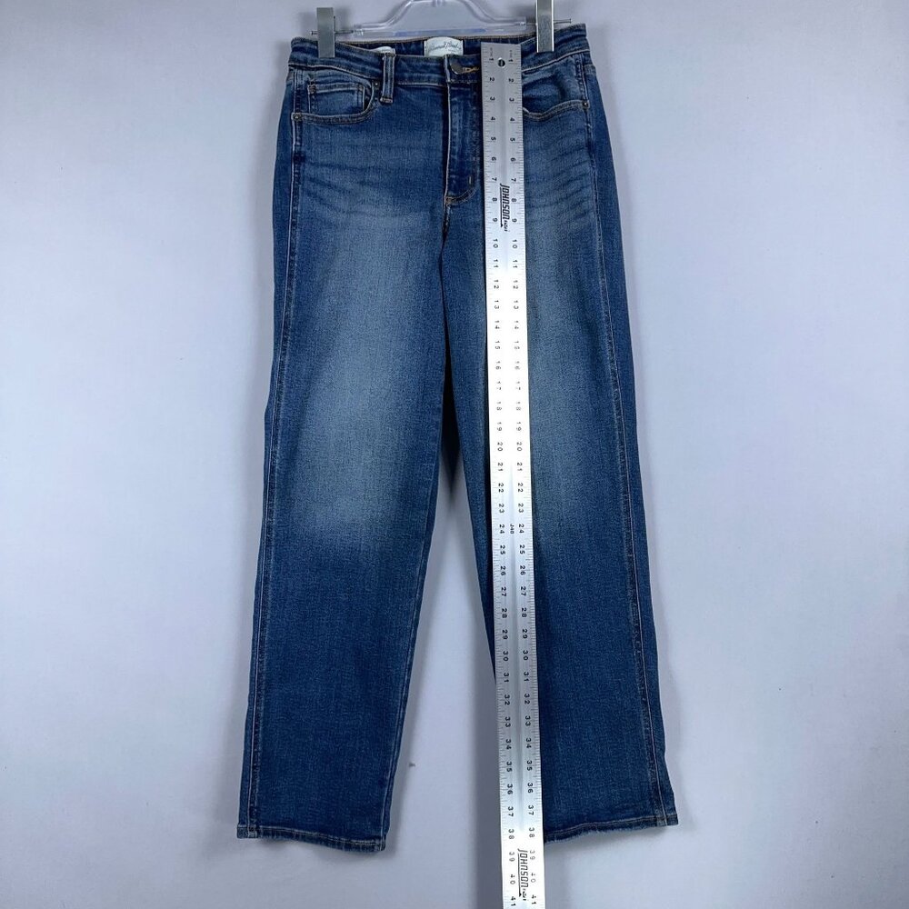 Universal Thread Everyday Straight Jeans Womens Size 10R Mid-Rise Stretch Blue - Picture 3 of 13